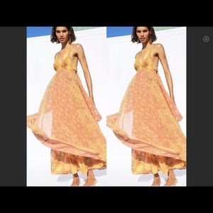 Free People Chiffon Meredith Maxi Dress